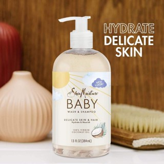 Sữa tắm gội Shea Moisture Baby 384ml cho bé từ sơ sinh mẫu mới nhất
