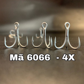  Lưỡi ba tiêu BKK Siêu Cứng 3x và 4x ,thay lưỡi mồi giả 6063 và 6066 combo 10 cái 