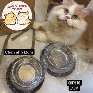 CHÉN ĂN INOX CHO CHÓ MÈO