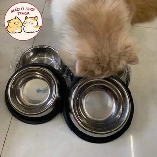 CHÉN ĂN INOX CHO CHÓ MÈO