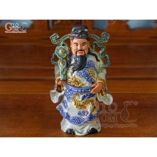 Tượng ông Phúc men rạn cổ