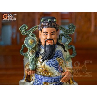 Tượng ông Phúc men rạn cổ
