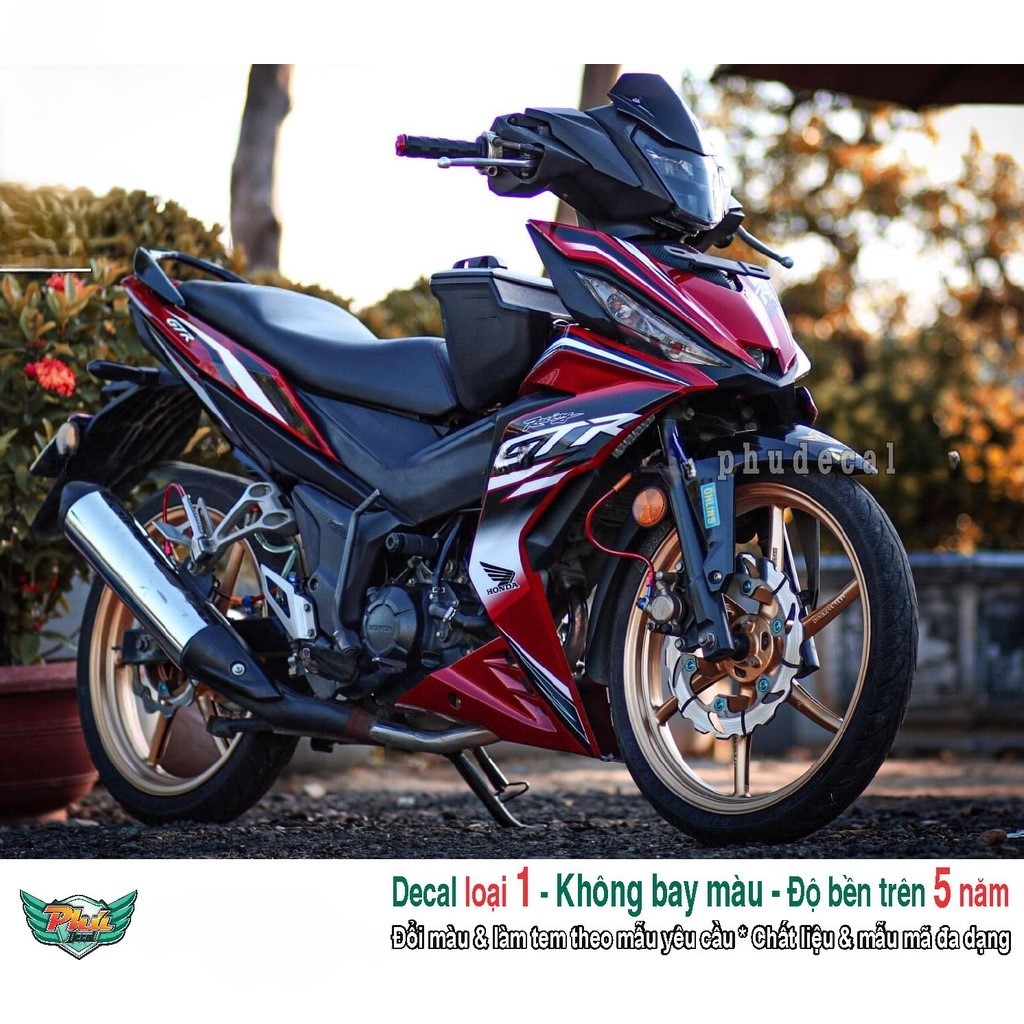 Tem rời Winner GTR đỏ trắng đen (Z)