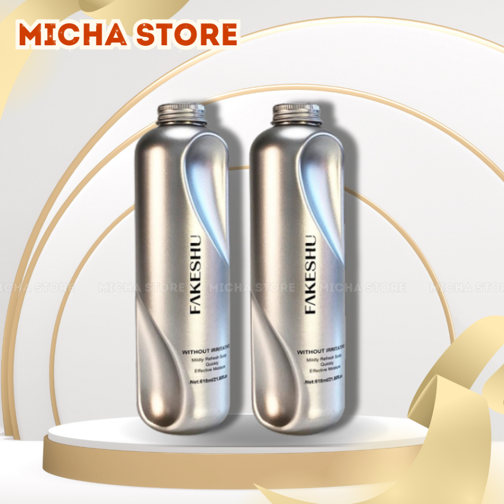 Hấp phủ lụa Fakeshu Keratin Chính Hãng 618ml | MICHA.STORE