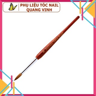 Cọ đắp bột nail kolinsky germany (cán gỗ)