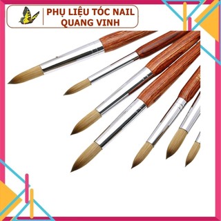Cọ đắp bột nail kolinsky germany (cán gỗ)