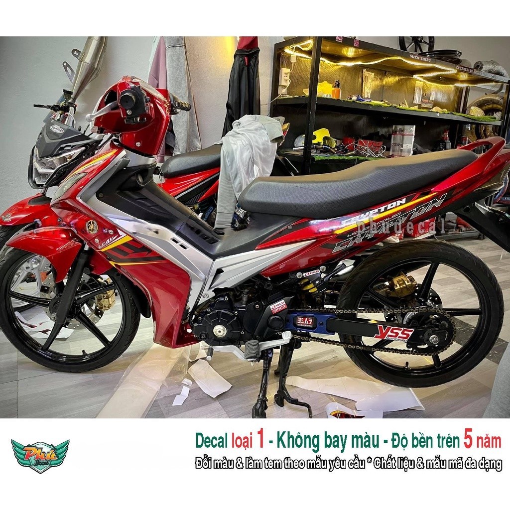 Tem rời Ex 2006-2010  Crypton đỏ vàng đen (Z)