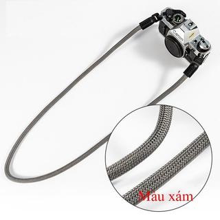 Dây đeo máy ảnh bện tròn dây đeo cổ cho máy ảnh