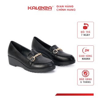 Kaleea - Giày Bệt Đế Xuồng Bít Mũi Đi Nhẹ, Êm Chân Đế Cao 4p - EUNN42