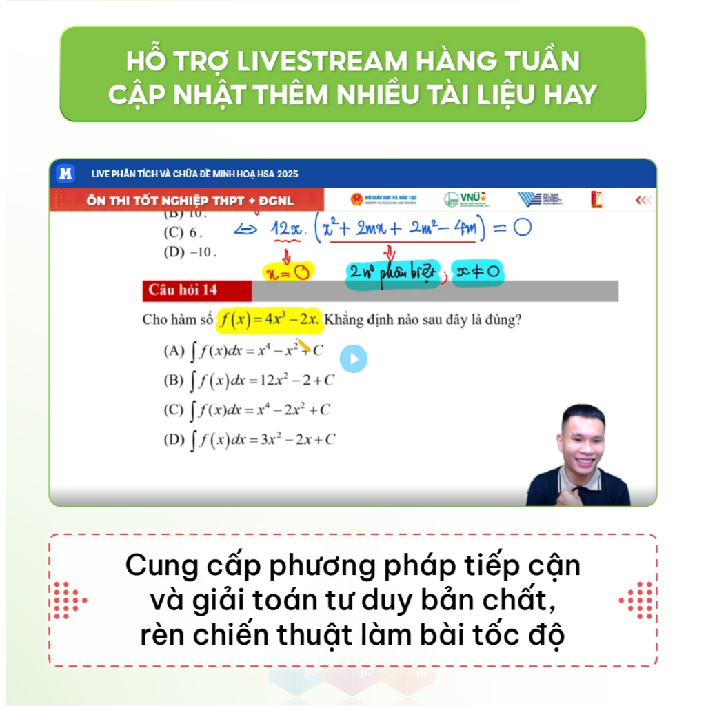 Sách ôn thi đánh giá năng lực đại học quốc giá Hà Nội , đại học quốc gia Hồ Chí Minh 2025- HSA, TSA, VACT | Moonbook | BigBuy360 - bigbuy360.vn