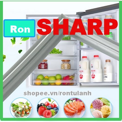 Ron cửa cho tủ lạnh SHARP Model SJ-187S-SL