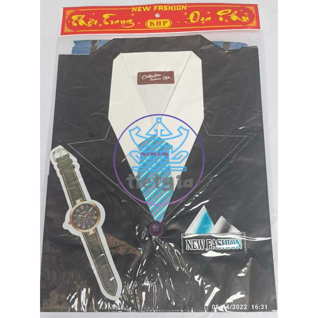 1 BỘ QUẦN ÁO VÀNG MÃ CAO CẤP: VEST, SƠ MI NAM SỌC/MÀU, THUN NAM, KIỂU NỮ, BÀ BA, GẤM ÔNG/BÀ