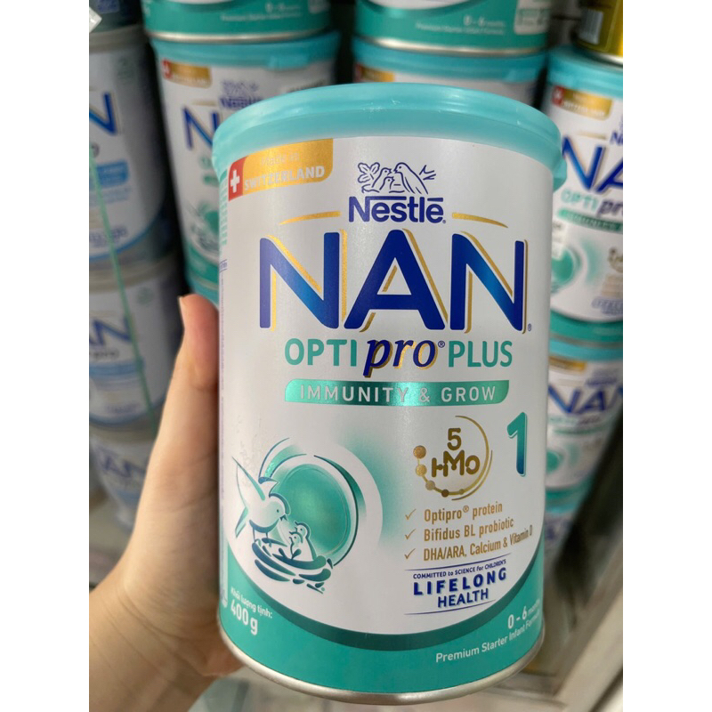 [Ship hoả tốc]Sữa Nan Optipro plus số 1 400g dành cho trẻ 0-6 tháng