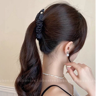 Kẹp tóc dạng vải nhúm lụa kẹp dọc đuôi ngựa MK603