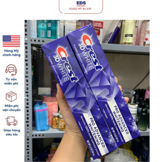  Combo 2 hộp kem đánh răng date 2027 Crest 3D White - EDS Hàng Mỹ 