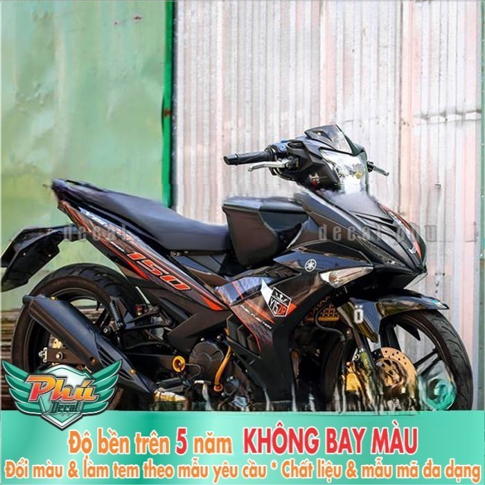 Tem rời EX 150 Đen xám cam (P)