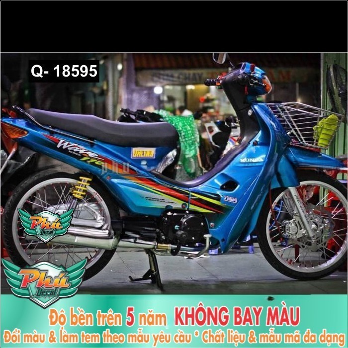 Tem rời wave nhỏ xanh ngọc B