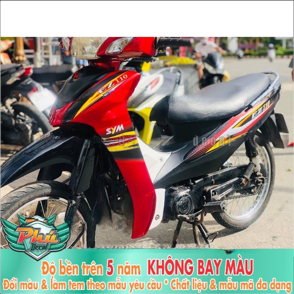 Tem Rời EZ 110 Đỏ đen (K)