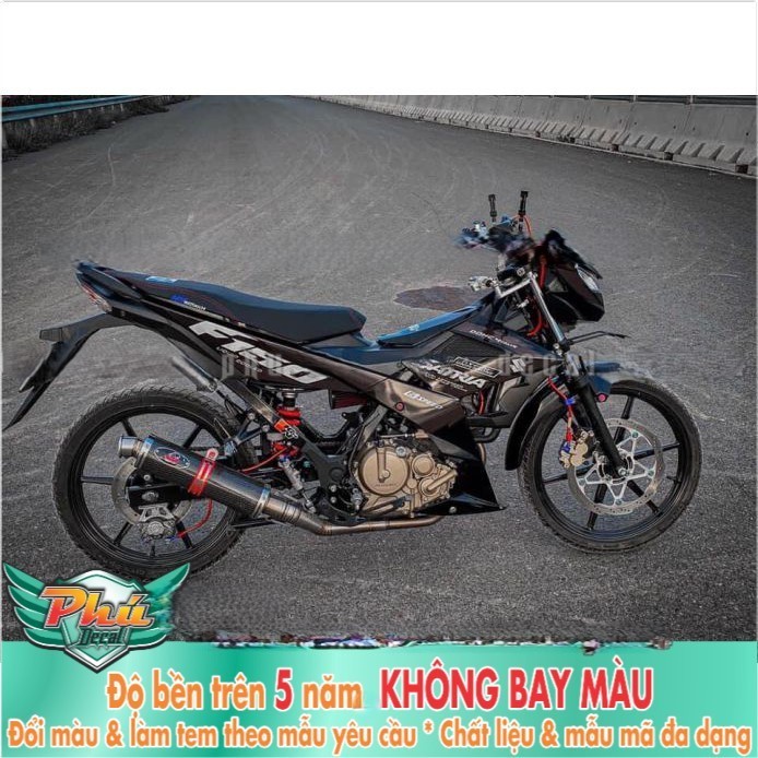 Tem rời Satria Xám Đen mới (X)