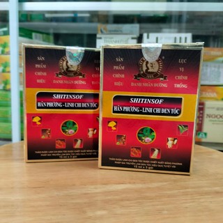 Combo 5 Hộp Dầu gội SHITINSOF Hán Phương Linh Chi Đen Tóc