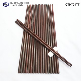 Đũa tròn gỗ trắc việt nam siêu sạch gỗ trắc tự nhiên vân đẹp - cth701tt