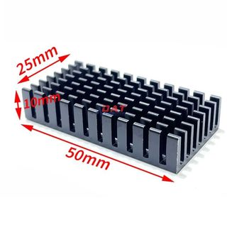 Nhôm Tản Nhiệt Đen 50*25*10mm