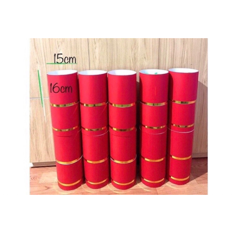 Hộp cắm hoa tròn fomex cỡ lớn kèm xốp cắm hoa, hộp lọ cắm hoa đào đông Tết