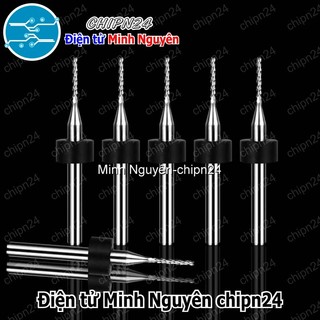 [1 cây] Mũi Phay mạch in CNC (0.8mm 0.9mm 1.0mm 1.1mm 1.2mm 1.3mm 1.4mm 1.5mm 1.6mm 1.8mm 2.0mm 3.175mm) - [Chọn Loại]