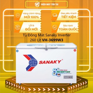 [TẤN TÀI LĐ 0Đ] VH-3699W3 -Tủ Đông Mát Sanaky Inverter 260 Lít VH-3699W3 - MIỄN PHÍ GIAO HCM