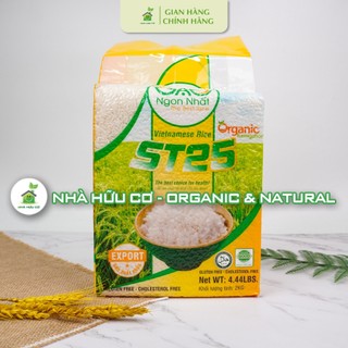  TÚI 2KG - Gạo trắng hữu cơ ST25 - Ngọt dẻo thơm - Gạo sữa Dương Xuân Quả - Gạo Ngon Nhất  - Nhà hữu cơ 