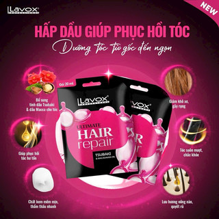 Hấp Dầu Ủ Tóc Mềm Mượt Lavox 20g x 1 Gói