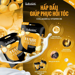 Hấp Dầu Ủ Tóc Mềm Mượt Lavox 20g x 1 Gói