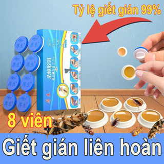 Hộp Thuốc Diệt Gián Vỉ 8 Viên An Toàn Hiệu Quả Cho Con Người Và Vật Nuôi- Thuốc Diệt Gián Sinh Học
