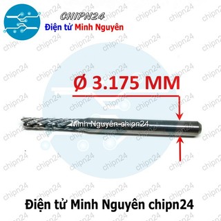 [1 cây] Mũi Phay mạch in CNC (0.8mm 0.9mm 1.0mm 1.1mm 1.2mm 1.3mm 1.4mm 1.5mm 1.6mm 1.8mm 2.0mm 3.175mm) - [Chọn Loại]