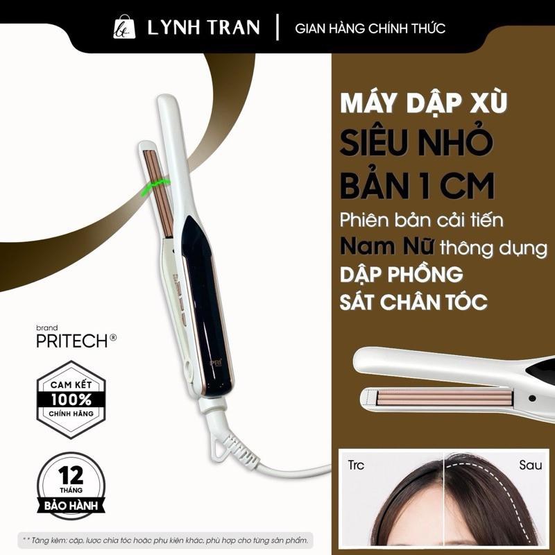 Máy dập xù bản siêu nhỏ Pritech®️Chính hãng giá tốt