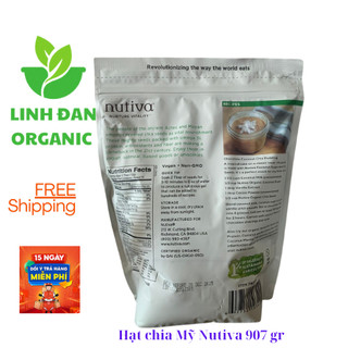( Mới) Hạt Chia Mỹ Nutiva Chia Seed DATE 2026