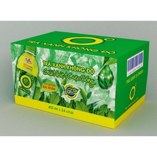Thùng 24 Chai Trà Xanh Ko Độ 450ml