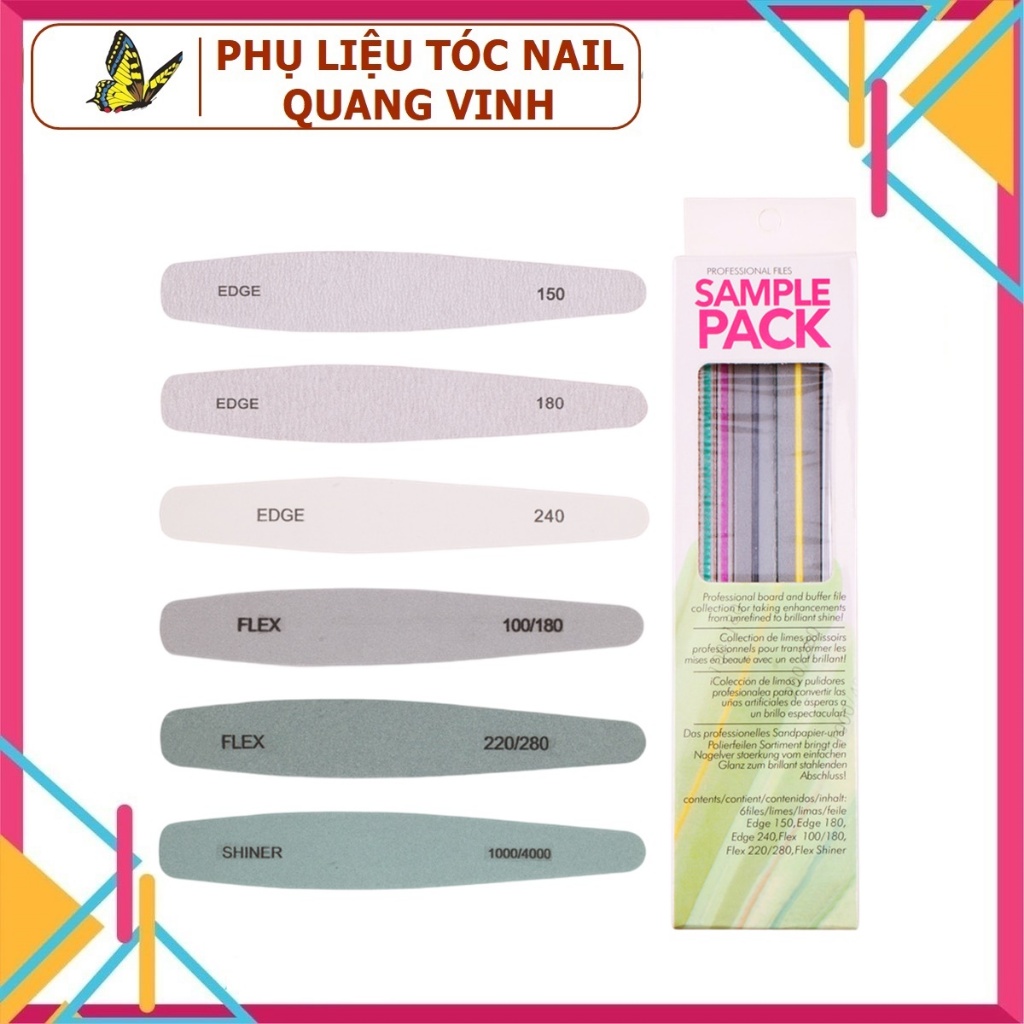 Sét 6 cây dũa nail siêu chuẩn
