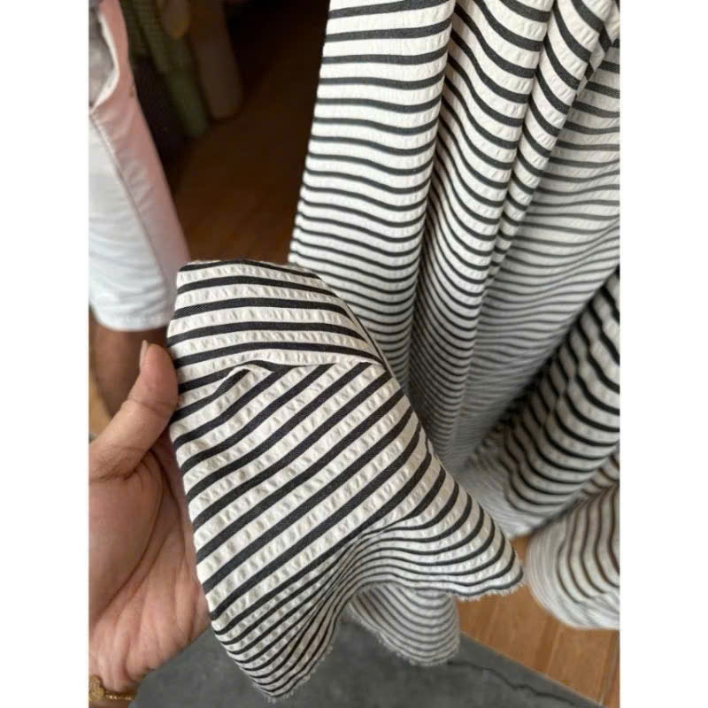 Quần Ống Rộng Kẻ Sọc Chất Liệu Đũi Xốp Siêu Mềm Mát Lên Form Xinh MA377 | BigBuy360 - bigbuy360.vn