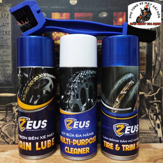  Chai xịt dưỡng sên rửa sên phục hồi nhữa nhám Zeus chính hãng  Mua Combo tặng kèm bàn chải 3D  