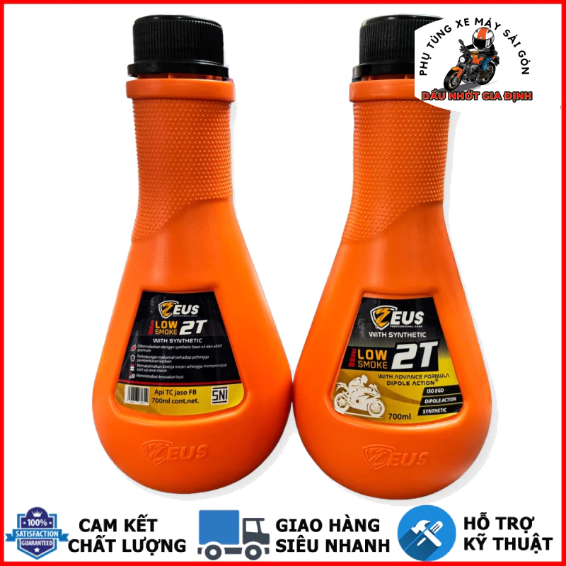 Nhớt 2 thì Zeus 2T 700ml, nhớt thơm - Nhập khẩu Indonesia