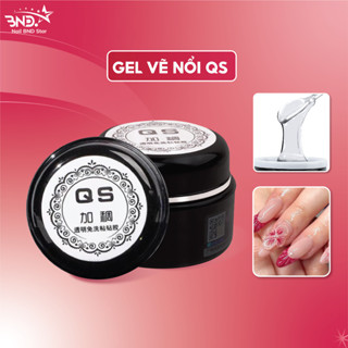 Gel thủy tinh QS trang trí móng 20ml - Gel vẽ nổi QS đa năng vẽ hoa vẽ chà tráng gương tạo hình nail