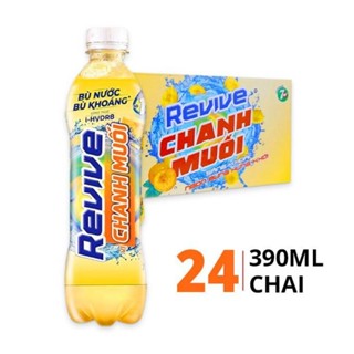 Thùng 24 Chai Revive Chanh Muối 390ml