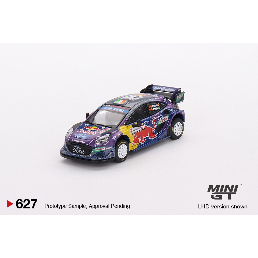 MÔ HÌNH 1:64 MINI GT - Ford Puma Rally1 #42 M-Sport Ford WRT 2022 Rally Italia Sardegna 2nd Place