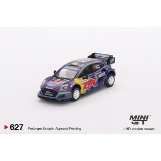  MÔ HÌNH 1:64 MINI GT - Ford Puma Rally1 #42 M-Sport Ford WRT 2022 Rally Italia Sardegna 2nd Place 