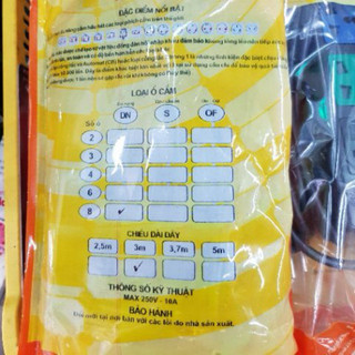 Ổ cắm điện LIOA đa năng 8 ổ 8D32N