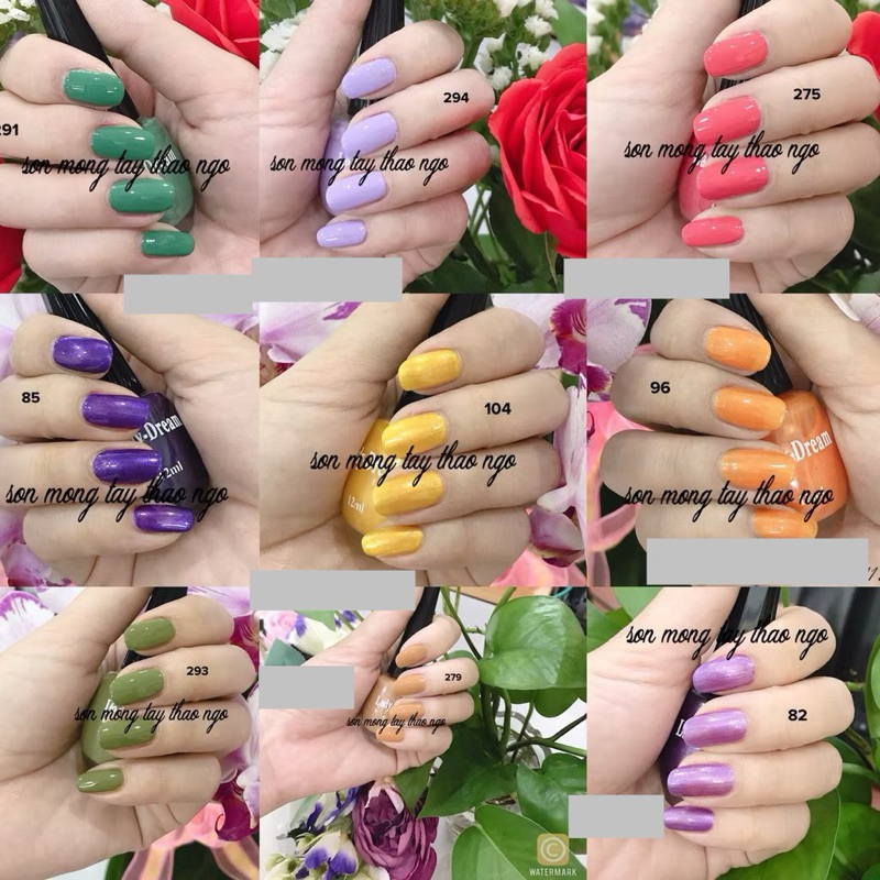 Sơn móng tay Ladydream 12ml (sơn thường)