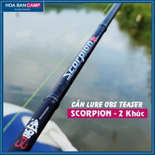  Cần Lure OBS Teaser Scorpion | 2 Khúc - Khoen Fuji FazLite chân K Blank 30T 
