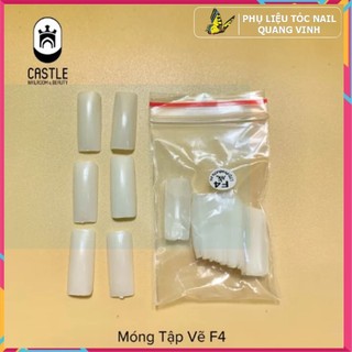 Móng học nail F4 gắn đế vẽ móng