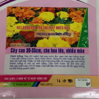 Hạt Giống Hoa Vạn Thọ Pháp Nhiều Màu
